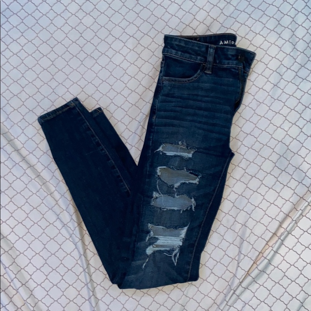 American eagle ripped jeans